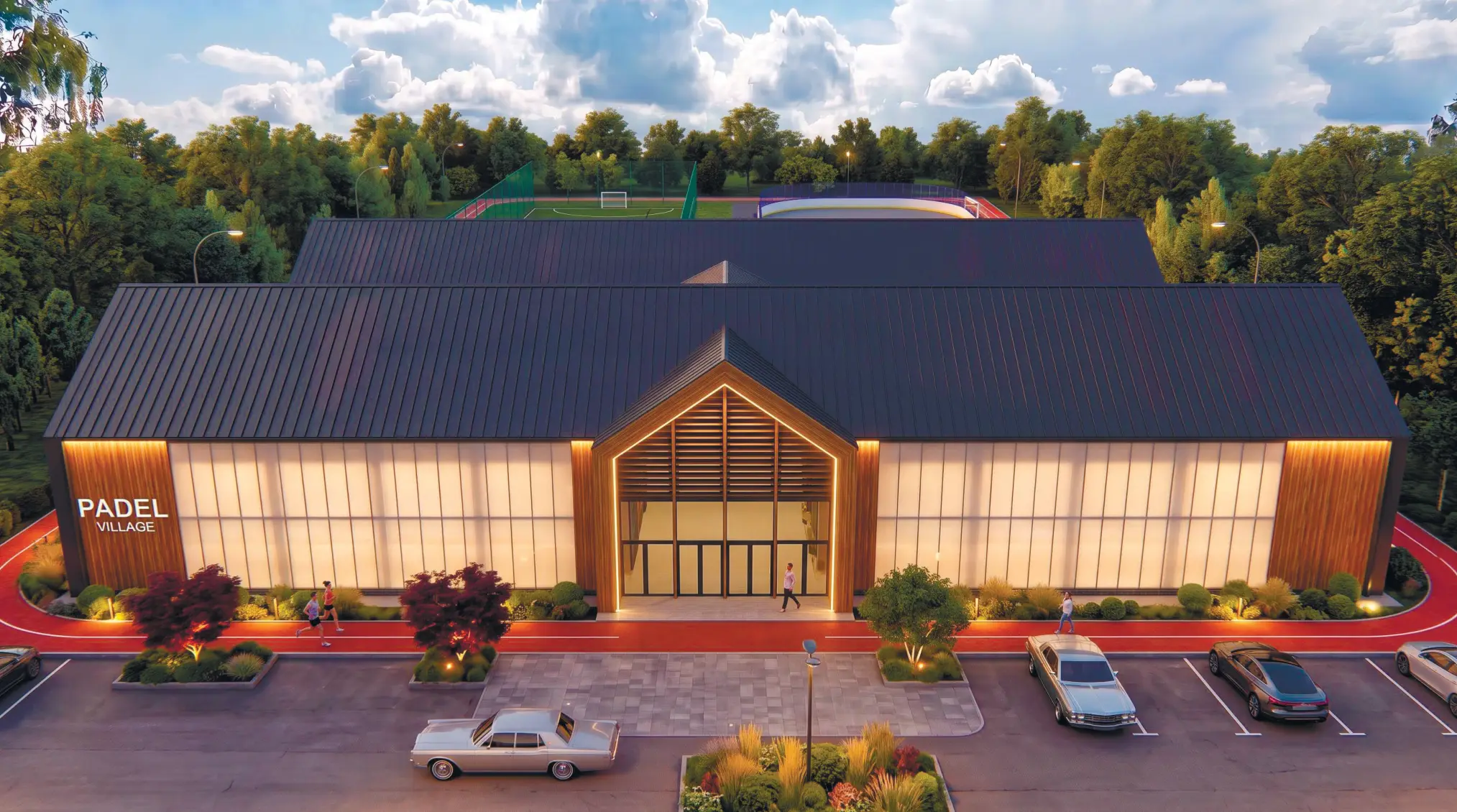 Комплекс Padel Village — экстерьер